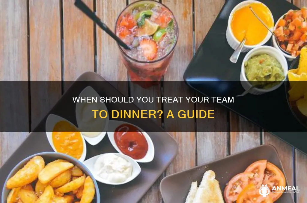 when do you buy your workers dinner