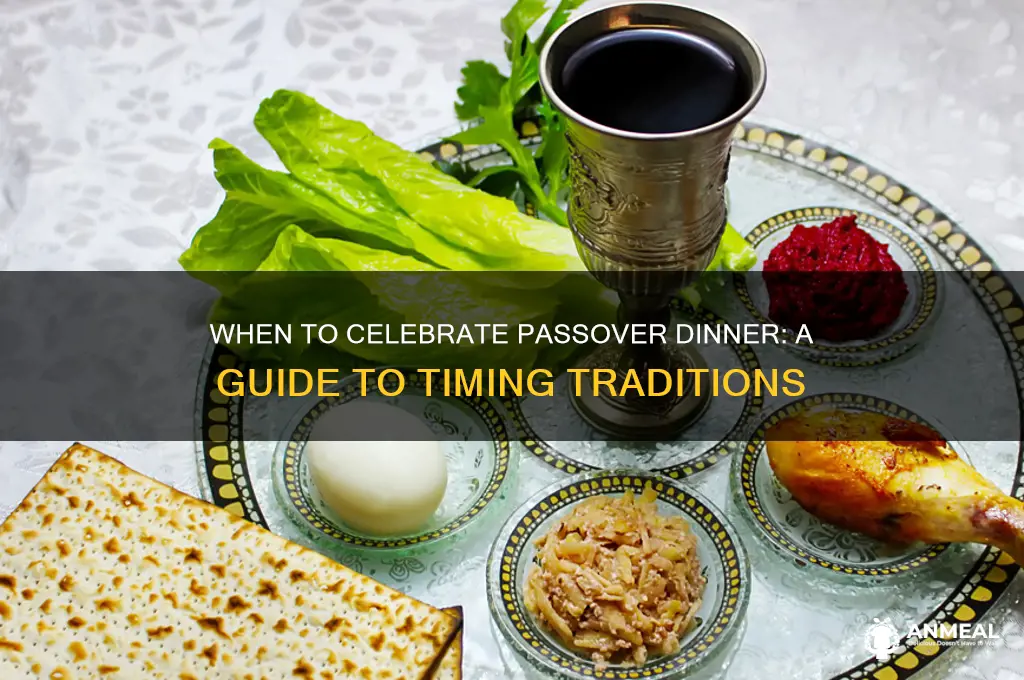 when do you celebrate passover dinner