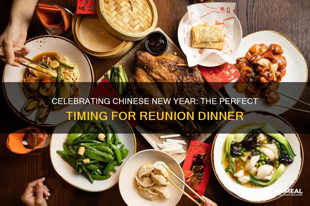when do you have chinese new year dinner