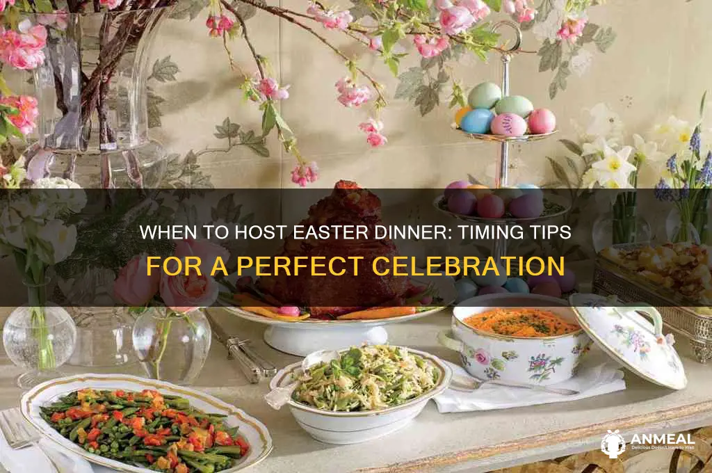 when do you have easter dinner