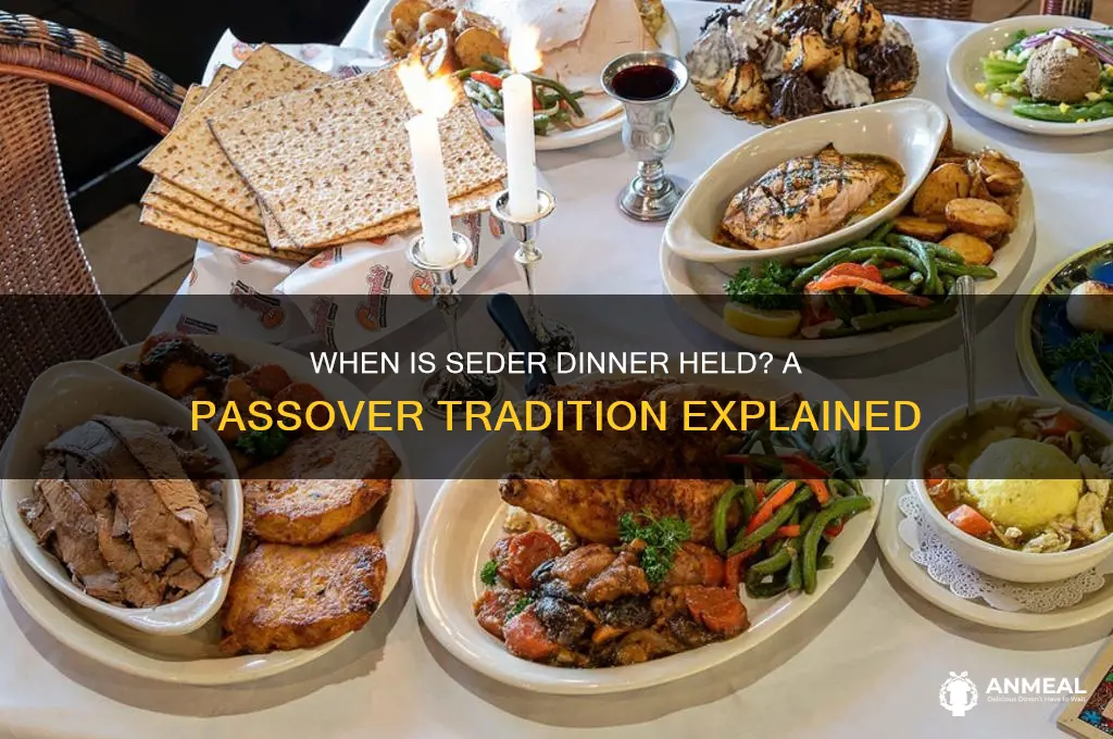 when do you have seder dinner