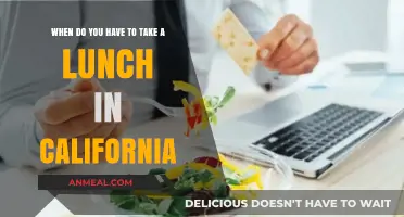 California Lunch Laws: When You're Required to Take a Break