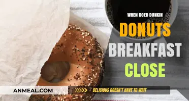 When Does Dunkin' Donuts Stop Serving Breakfast? Find Out Here