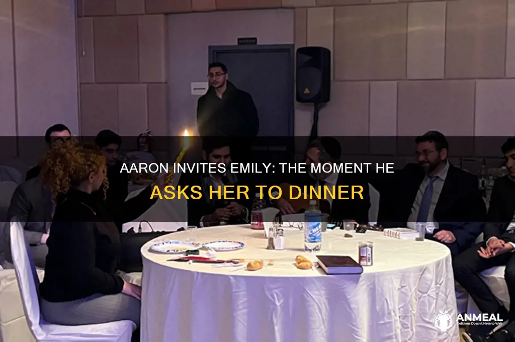 when does aaron ask emily for dinner