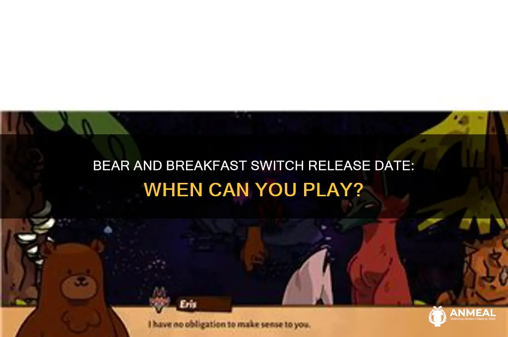 when does bear and breakfast release on switch