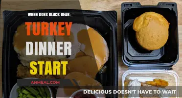 Black Bear Turkey Dinner Start Time: What You Need to Know