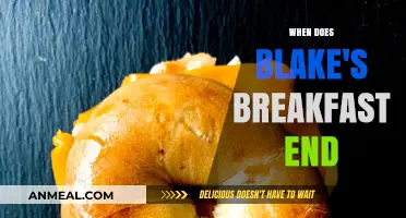 Blake's Breakfast Hours: When Does the Morning Menu End?