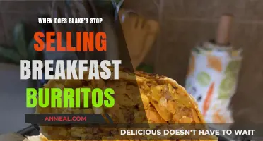 Blake's Breakfast Burrito Hours: When Does the Sale End?