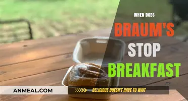 Braum's Breakfast Hours: When Does It End?