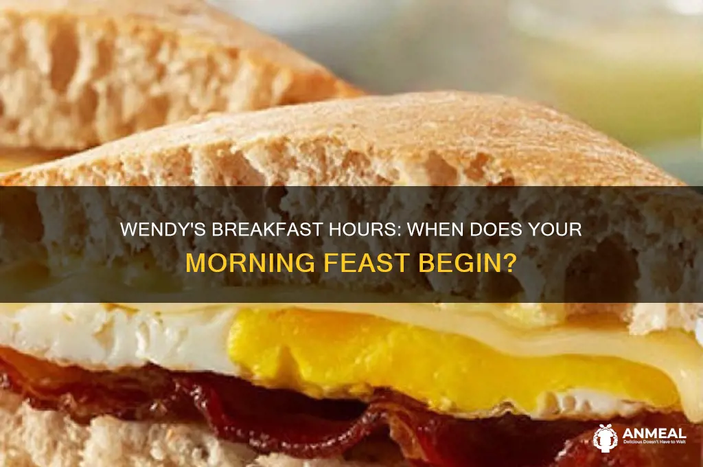 when does breakfast at wendy