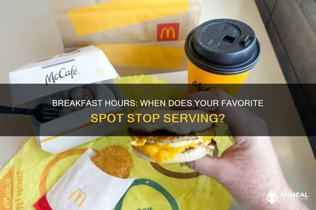 when does breakfast close