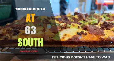 Breakfast Hours at 63 South: When Does Morning Dining End?