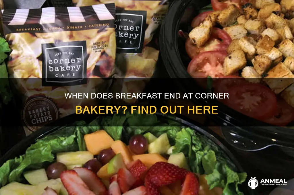 when does breakfast end at corner bakery