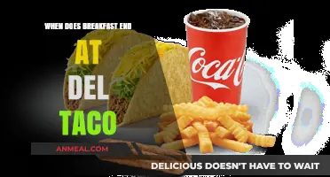 Del Taco Breakfast Hours: When Does the Morning Menu End?