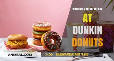 When Does Dunkin' Donuts Stop Serving Breakfast? Find Out Here!
