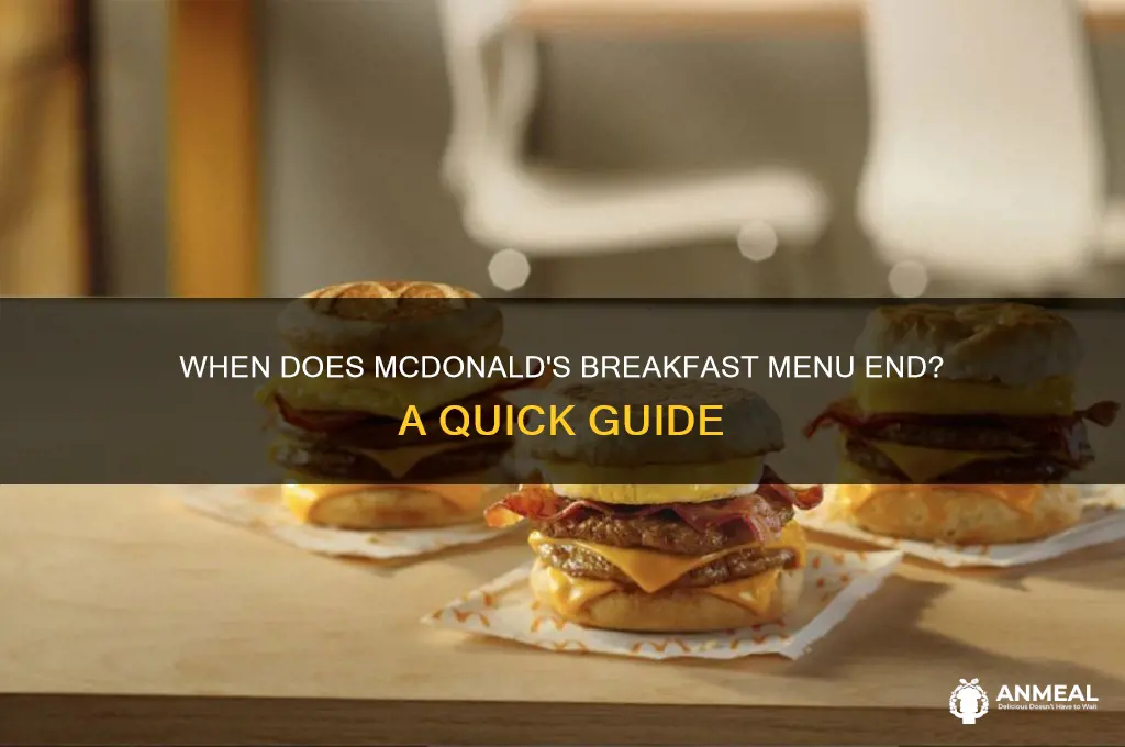 when does breakfast end at macdonalds