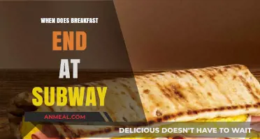 Breakfast Hours at Subway: When Does It End?