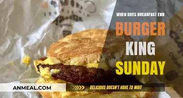 Sunday Breakfast Hours at Burger King: When Does It End?