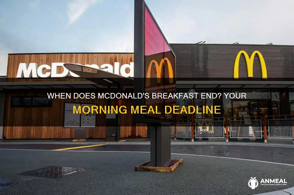 when does breakfast end mcd