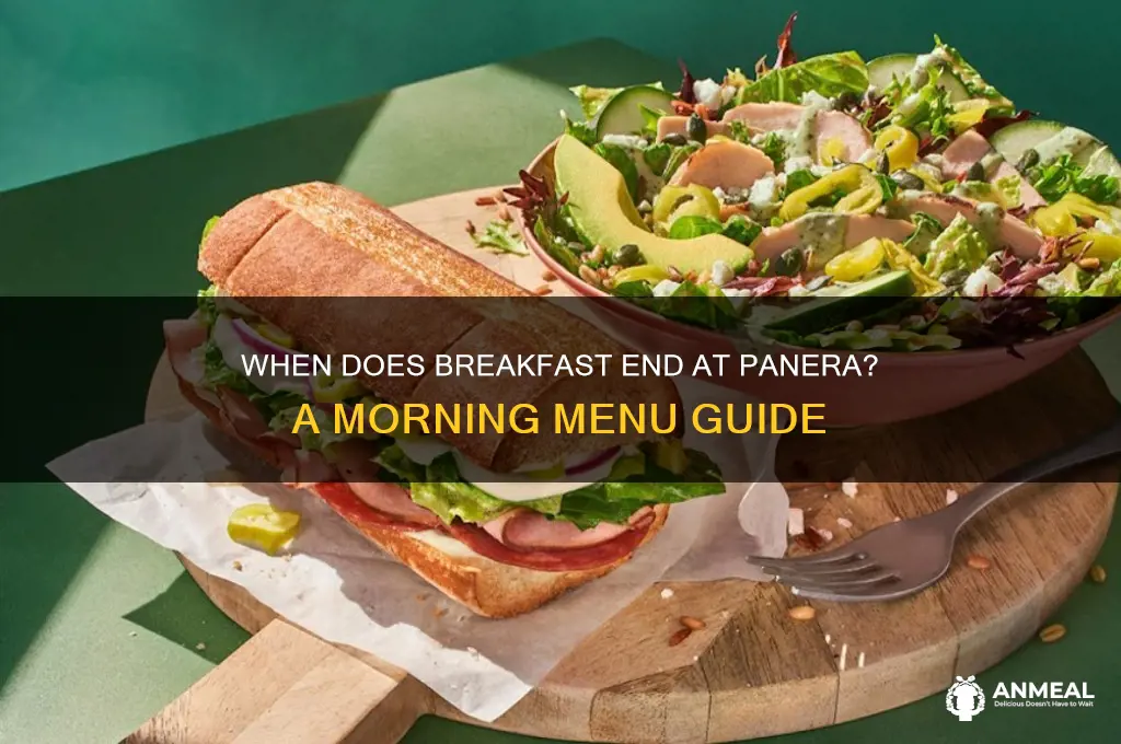 when does breakfast end panera