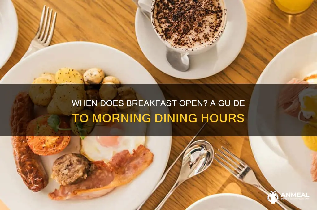 when does breakfast open