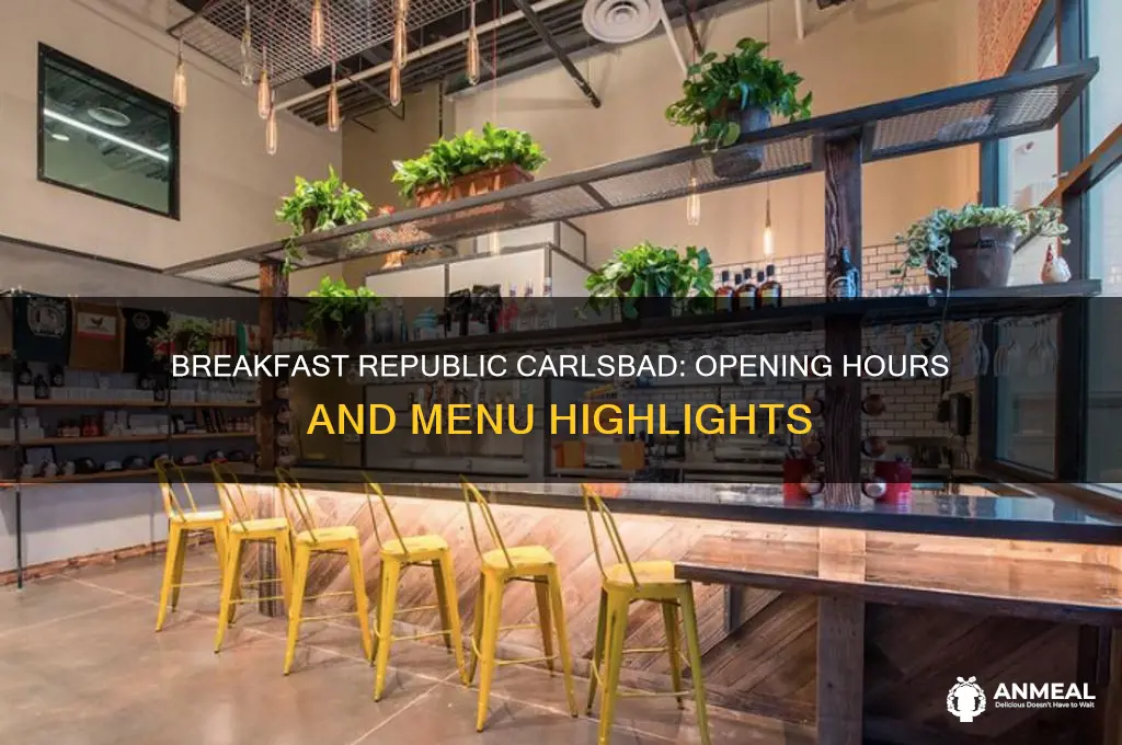when does breakfast republic open in carlsbad