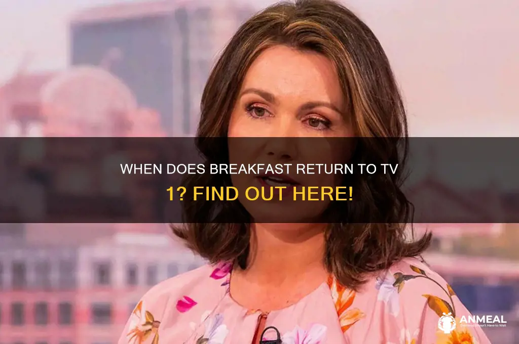 when does breakfast start again on tv 1