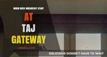 Taj Gateway Breakfast Hours: When Does the Morning Feast Begin?