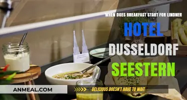 Lindner Hotel Dusseldorf Seestern Breakfast Hours: Start Your Day Right