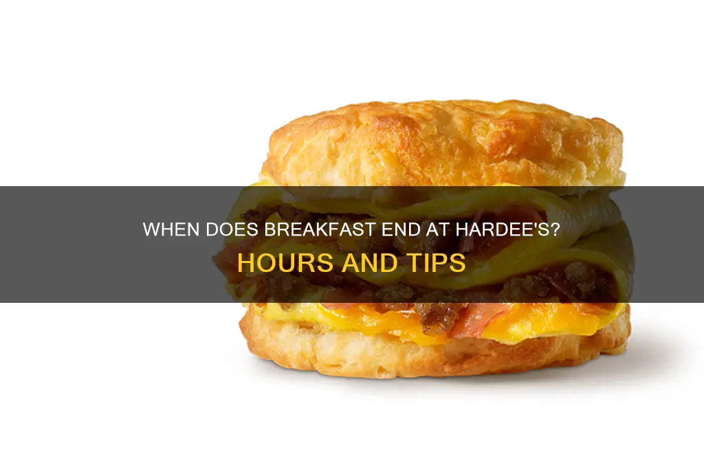 when does breakfast stop at hard