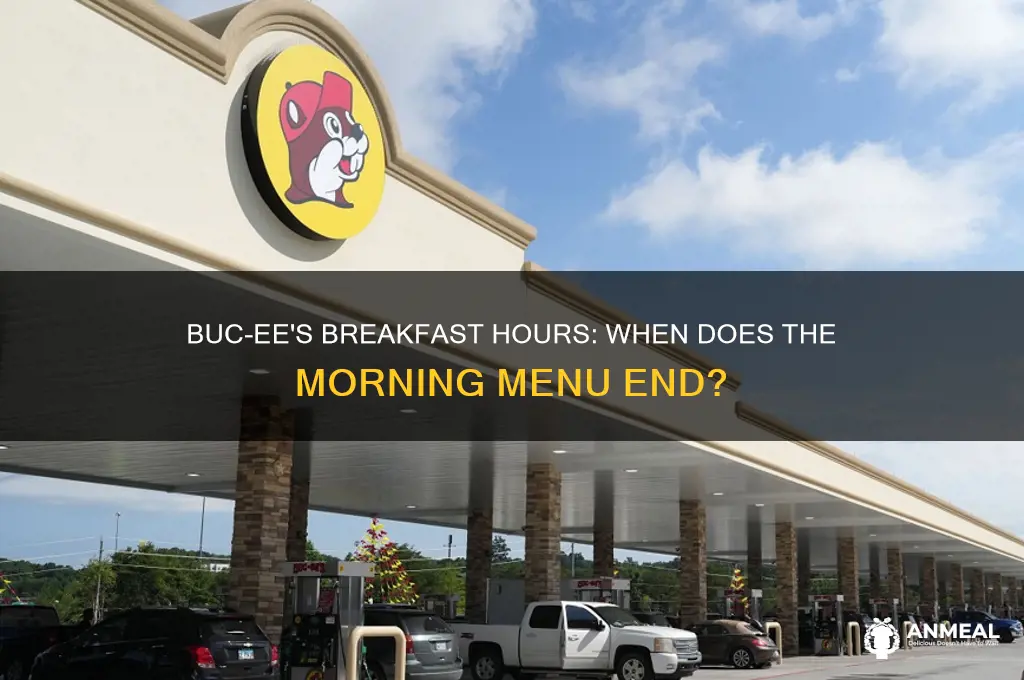 when does buccees stop breakfast