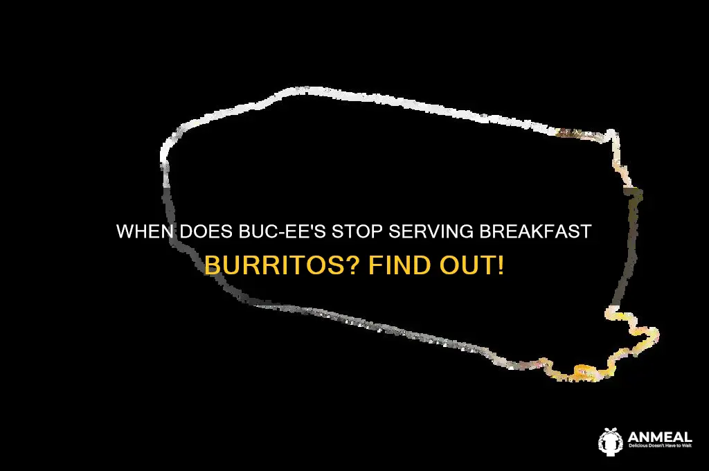 when does buccees stop with breakfast burritos