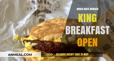 Burger King Breakfast Hours: When Does the Morning Menu Start?