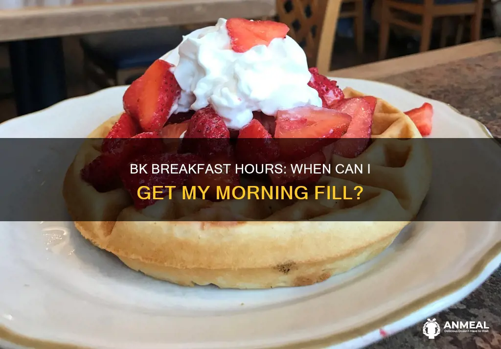 when does burger king breakfast start