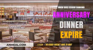 Caesars Diamond Anniversary Dinner Expiration Date: What You Need to Know