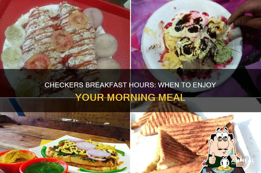 when does checkers breakfast
