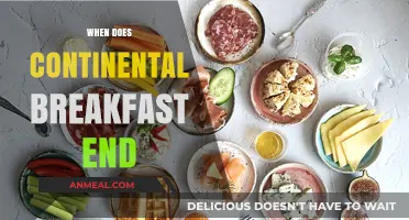 Continental Breakfast Hours: When Does the Morning Feast Conclude?