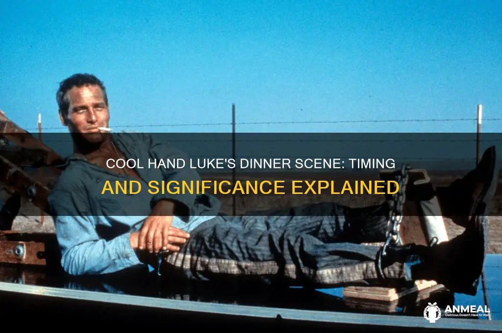 when does cool hand lukes start dinner