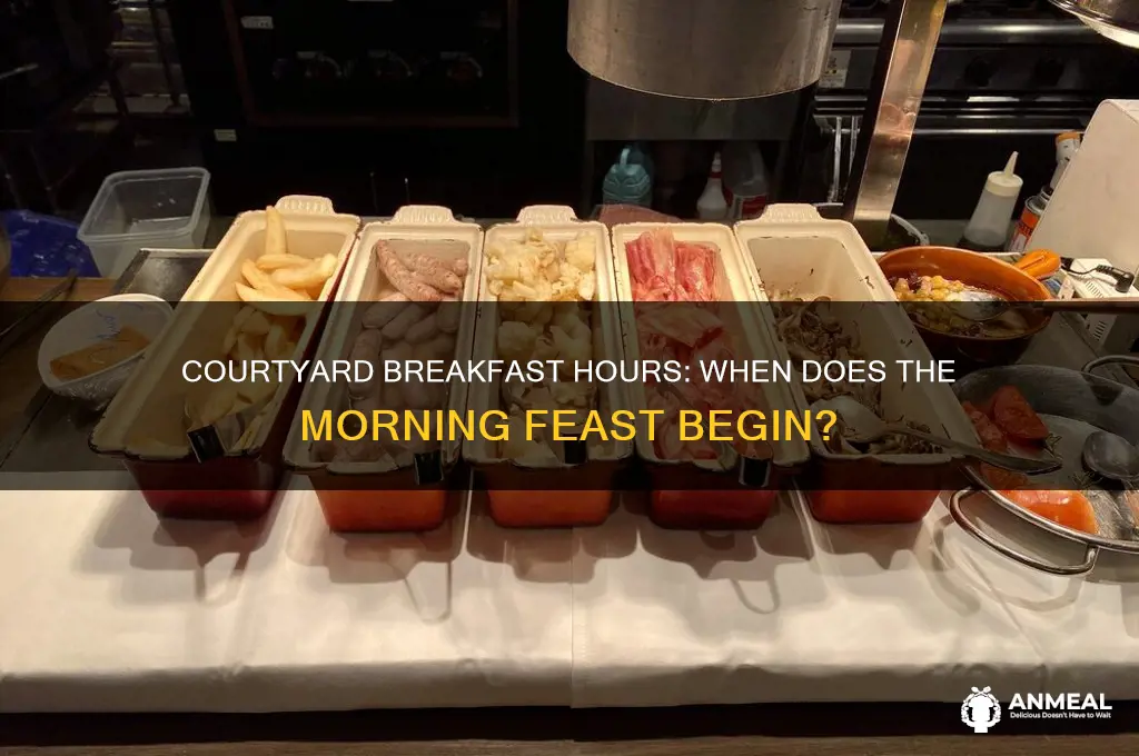 when does courtyard breakfast open