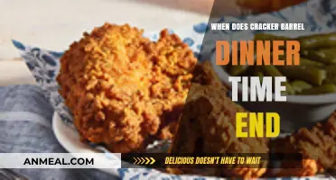 Cracker Barrel Dinner Hours: When Does the Evening Menu End?