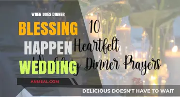 When to Include a Dinner Blessing at Your Wedding Reception