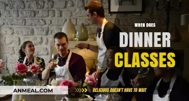 When Do Dinner Classes Begin? A Guide to Timing and Planning