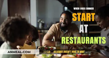 Dinner Time at Restaurants: When to Arrive for the Perfect Meal