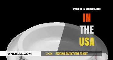 Dinner Time in the USA: Exploring Typical Evening Meal Hours