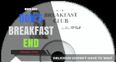 Don's Breakfast Hours: When Does the Morning Menu End?