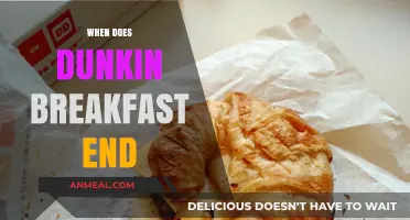 When Does Dunkin Breakfast End? Your Morning Schedule Guide