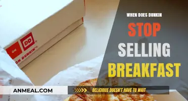 Dunkin's Breakfast Hours: When Does the Morning Menu End?