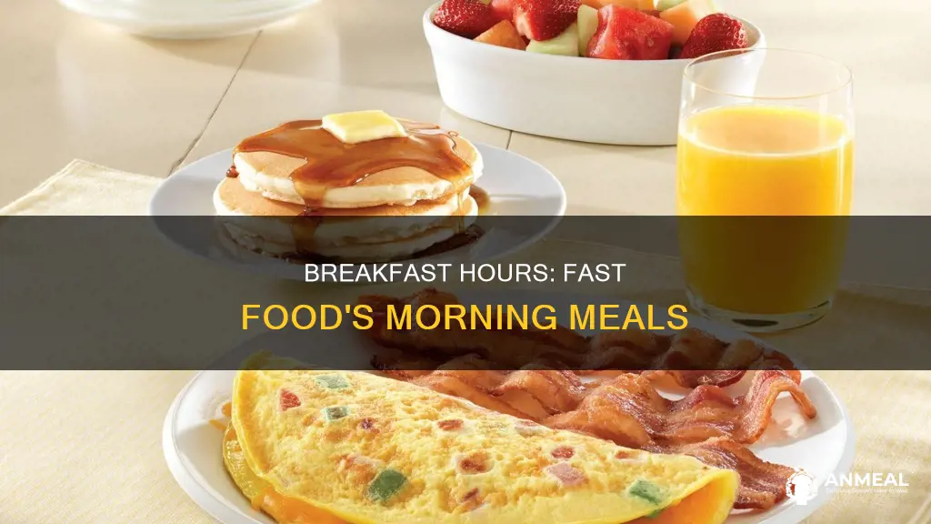 when does fast food breakfast end