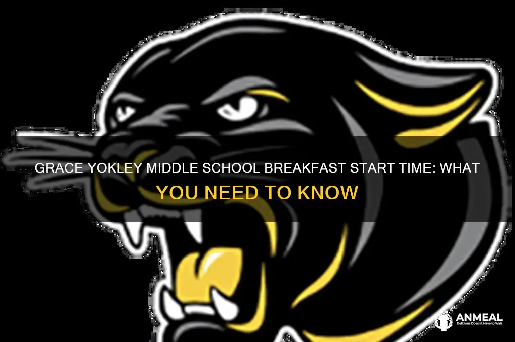 when does grace yokley middle school start breakfast