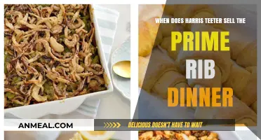 Harris Teeter Prime Rib Dinner Availability: Seasonal Sales Guide